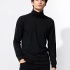 Áo giữ nhiệt nam cổ lọ Uniqlo Heattech Ultra Warm Nhật Bản màu đen 09 BLACK