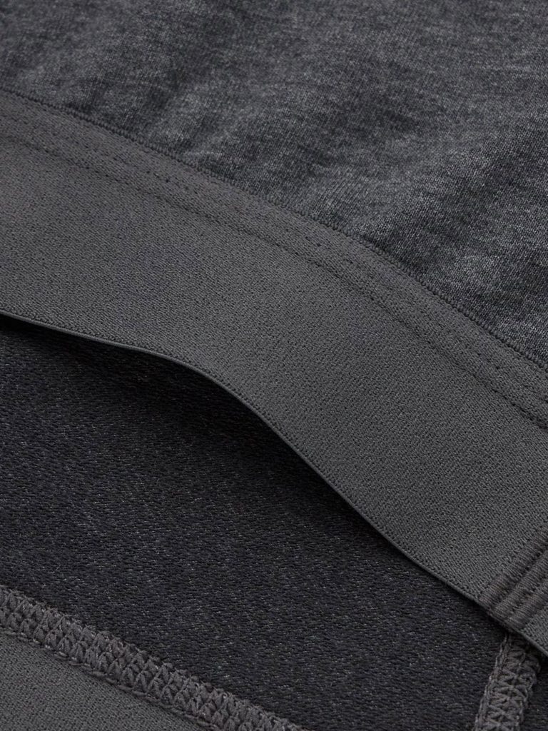 Phần đai quần giữ nhiệt nam Uniqlo Heattech Extra Warm màu xám