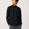 Áo giữ nhiệt nam cổ 3 phân Uniqlo Heattech Extra Warm Nhật Bản màu đen 09 BLACK