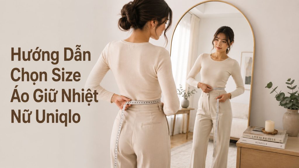 Hướng Dẫn Chọn Size Áo Giữ Nhiệt Nữ Uniqlo HEATTECH Ultra Warm Chuẩn Xác Nhất Cho Mùa Đông