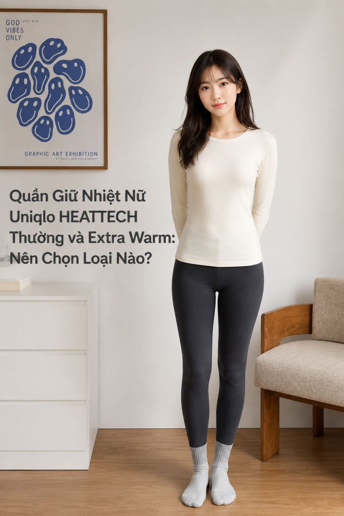 Quần Giữ Nhiệt Nữ Uniqlo HEATTECH Thường và Extra Warm: Nên Chọn Loại Nào Hợp Lý, Phù Hợp Nhu Cầu.