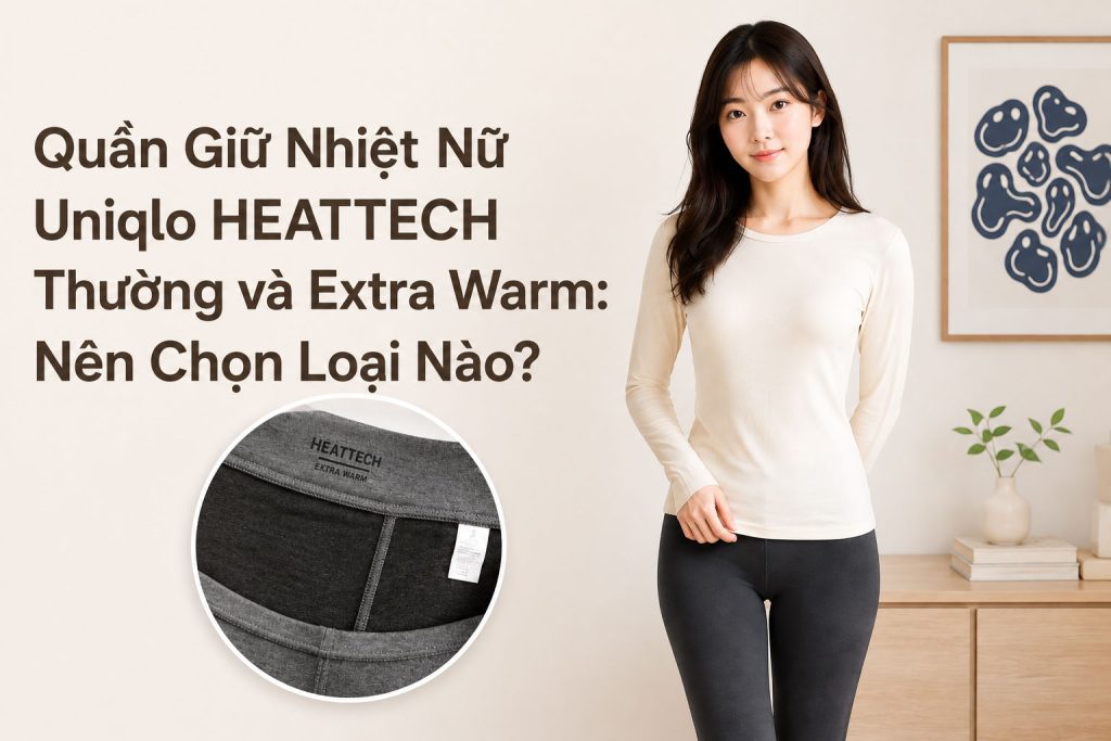 Quần Giữ Nhiệt Nữ Uniqlo HEATTECH Thường và Extra Warm: Nên Chọn Loại Nào?