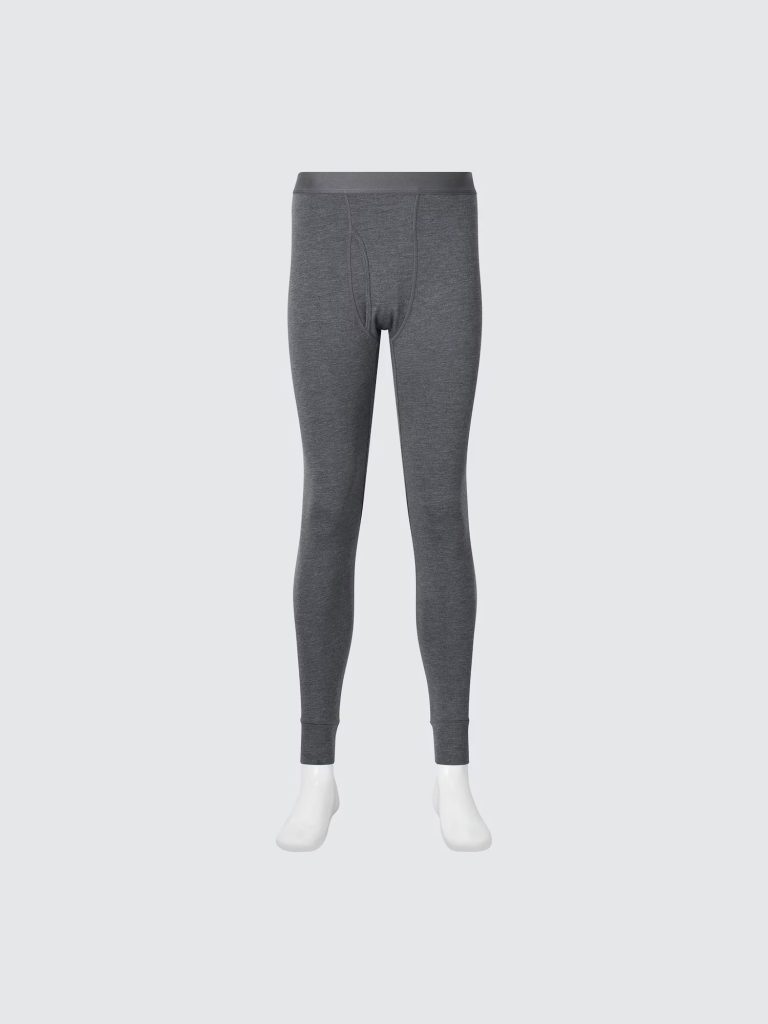 Quần giữ nhiệt nam Uniqlo Heattech Extra Warm Nhật Bản màu xám 08 DARK GRAY