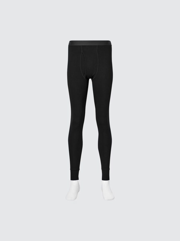 Quần giữ nhiệt nam Uniqlo Heattech Ultra Warm Nhật Bản màu đen 09 BLACK