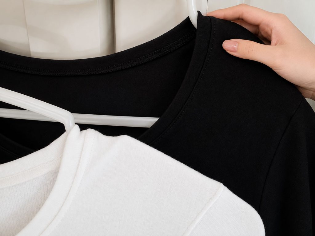 Trên tay áo giữ nhiệt nữ Uniqlo Heatech Ultra Warm cổ tròn